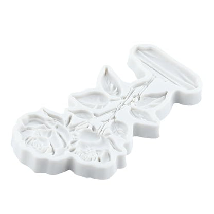 Rose Flower Polymer Clay Mold Rose Silicone Molds - color: Style H