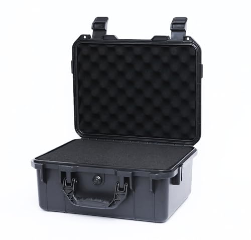 14in Waterproof Hard Shell Case with DIY Customizable Foam Insert (13 x 9.6 x 5.7in Interior) - size: 13 x 9.6 x 5.7 inches