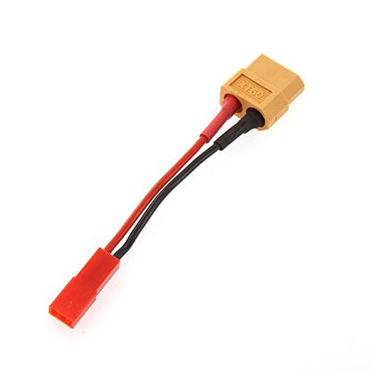 FLY RC 3pcs XT60 Female to JST Female Charging Adapter Lead Wire for Plane Car Helicopter Charger - style: XT60 Female to JST Female
