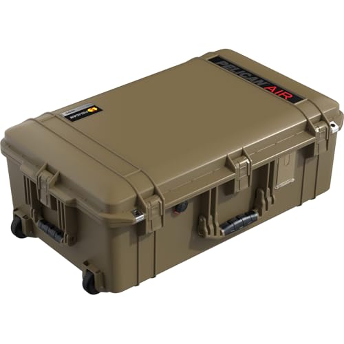 Pelican Air 1595 Multi-Purpose Hard Case with Foam for Camera, Drone, Equipment, Gear, Electronics, Overlanding, Camping, Travel and Pistol (OCP Tan)