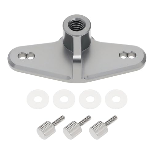 Bicycle Mount Adapter Remote Control Riding Bracket Compatible with DJI Air 3 Mini 4 Pro Mini 3 Mini 3 Pro 1/4 with Accessories Silver