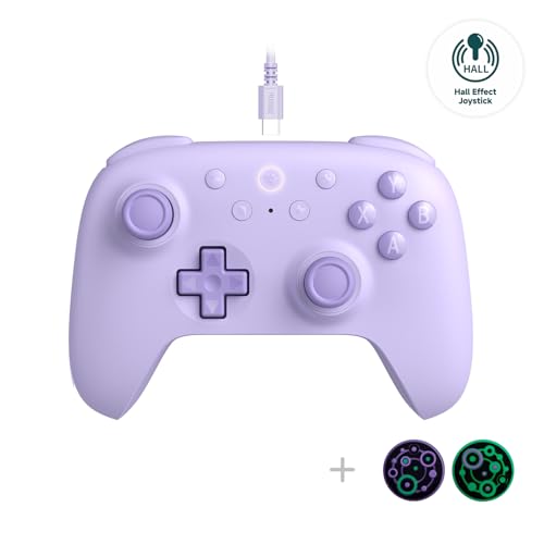 8Bitdo Ultimate 2C Wired Controller for Windows PC and Android - Purple - color: Purple, size: Ultimate 2C