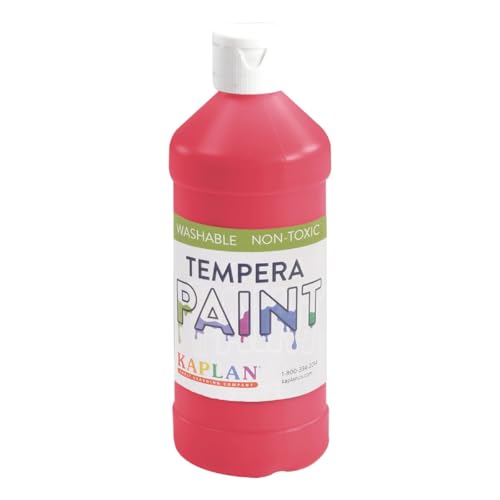 Kaplan Early Learning Company Kaplan Washable Tempera Paint - 16 oz - Set of 8