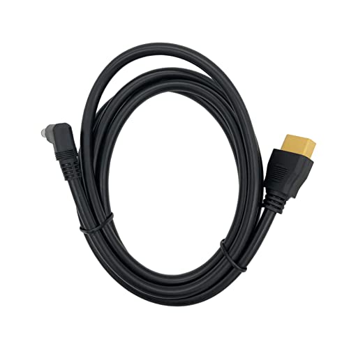 Power Cable XT60 Male Plug for DJI FPV Goggles V2, Fatshark Battery - Right Angle DC 5.5 X 2.5MM, 4.9 ft