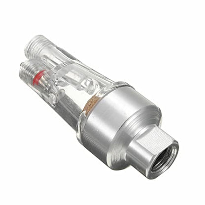 Hose Paint Fittings Airbrush Mini AIR Filter Moisture Water Trap 1/8" Tool Kit