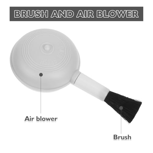Lens Blower Brush Set 2 in 1 Dust Remover for Camera Lenses Mobile Phone Lenses Computers Keyboards Optics and Electronics Detachable Brush for Easy Storage