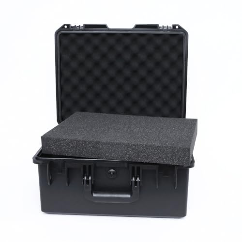 16in Waterproof Hard Shell Case with DIY Customizable Foam Insert (15 x 11 x 7in Interior) - size: 15 x 11 x 7 inches