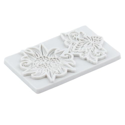 Flower Polymer Clay Mold Baroque Relief Flower Silicone Molds - color: Style G