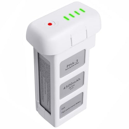 Phantom 3 Battery, 4500mAh 15.2V Upgraded Intelligent Flight Battery for DJI Phantom 3 Standard/3 Pro/3 Advanced/3 4K/3 SE Drone - size: 1 Pack