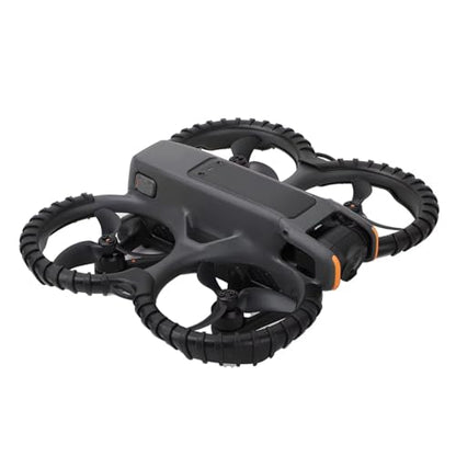 Avata 2 Propeller Guard Protector, Anti-Collision Prop Bumper Silicone Protective Cover Ring for DJI Avata 2 Accessories - color: Black