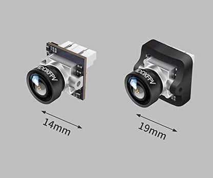 SoloGood Caddx Ant FPV Camera 1200TVL Global WDR OSD 1.8mm Ultra Light Nano FPV Camera 16:9 NTSC PAL for RC FPV Cinewhoop Tinywhoop Drone - color: Silver 16:9