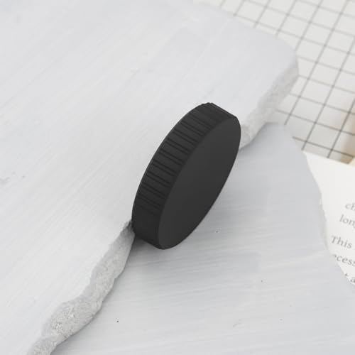4Pcs Camera Lens Cap Silicone Protective Case Dust Cover Protection Cap Compatible with Osmo Action 5pro 4 3 Black 3.5x3.9x0.7cm