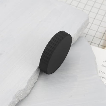 4Pcs Camera Lens Cap Silicone Protective Case Dust Cover Protection Cap Compatible with Osmo Action 5pro 4 3 Black 3.5x3.9x0.7cm