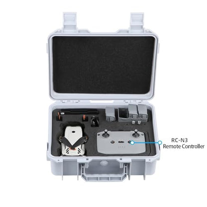 Explosion-Proof Hard-Shell Carrying Case for DJI Lito X1 and Lito 1 Anti-compression Waterproof Anti-scratch Shockproof Impact-resistant ABS Storage Box with Shock-absorbing Lining and Shoulder Strap (White) - color: White