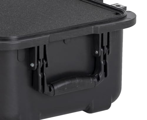 MEIJIA All Weather Waterproof Hard Camera Case,Hard Case,With Customized Fit Foam Included, Elegant Black,Fit for Drones,camera,lens (20.87"x12.72"x12.76") - size: 20.87" x 12.72" x 12.76"