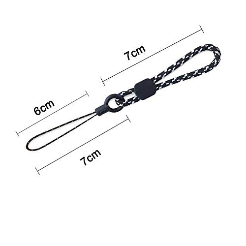 YOUOWO 5Pack Finger Strap Ring Lanyards Multicolor,Small Short Lanyard - color: 5 Color Lanyard Finger
