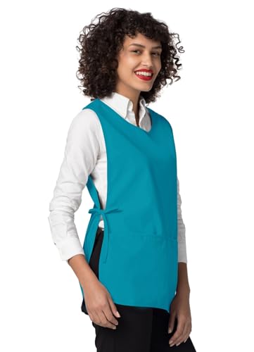 Adar Universal Cobbler Apron 3 Pack - Unisex Cobbler Apron - color: Teal Blue, size: X-Large