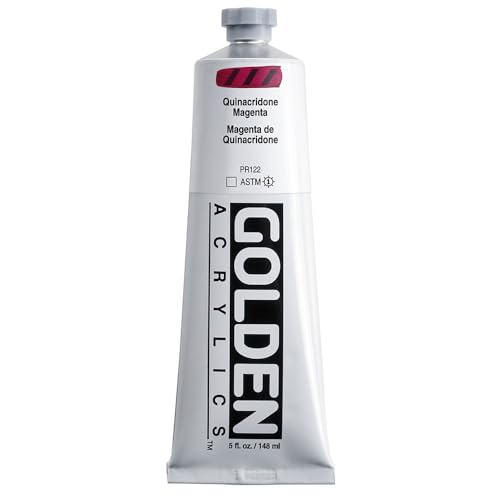 Golden Heavy Body Acrylic - Quinacridone Magenta - 5 oz Tube