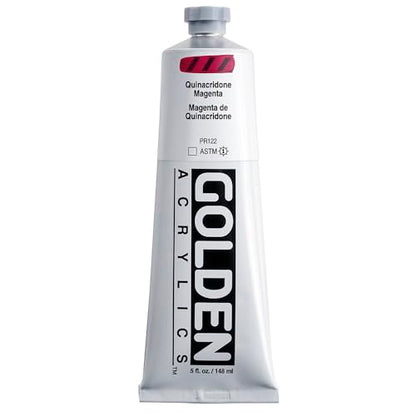 Golden Heavy Body Acrylic - Quinacridone Magenta - 5 oz Tube