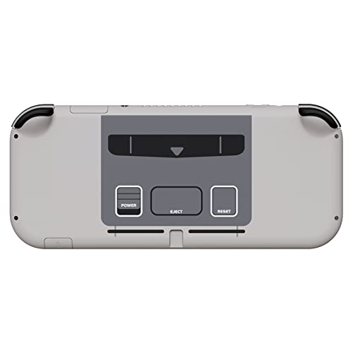 eXtremeRate SFC SNES Classic EU Style DIY Replacement Shell for Nintendo Switch Lite, NSL Handheld Controller Housing with Screen Protector, Custom Case Cover for Nintendo Switch Lite - color: Classic SFC SNES EU