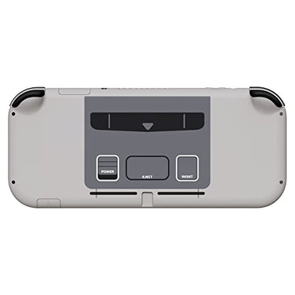 eXtremeRate SFC SNES Classic EU Style DIY Replacement Shell for Nintendo Switch Lite, NSL Handheld Controller Housing with Screen Protector, Custom Case Cover for Nintendo Switch Lite - color: Classic SFC SNES EU