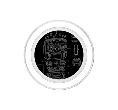 RC Transmitter Blueprint FPV Drone RC Car Radio Controller PopSockets PopGrip for MagSafe - style: Magnetic PopGrip