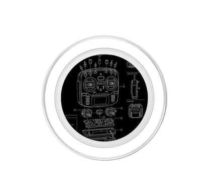 RC Transmitter Blueprint FPV Drone RC Car Radio Controller PopSockets PopGrip for MagSafe - style: Magnetic PopGrip