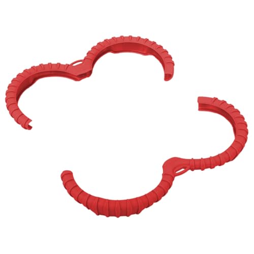 Propeller Guard Protector Accessories for DJI Avata 2, Prop Bumper Drone Anti-Collision Scratch-proof Protection,Fly Combo Protective Cover Ring(Red) - color: Red