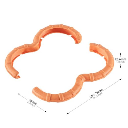 Propeller Guard for DJI Avata 360 Accessories, Anti-Collision Invisible Prop Bumper Protective Cover Ring Impact Air-Cushion Protectors Bezel Guards Paddle Compatible with DJI Avata360 Drone, Orange