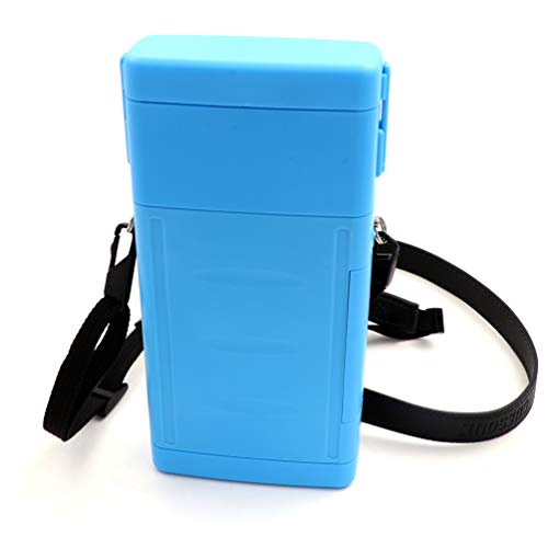 CUESOUL ANTIE Hard Dart Case, Holds 6 Steel/Soft Tip Darts & Extra Tips, Shafts & Flights, Durable Use - color: Solid Blue