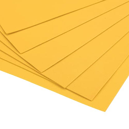 uxcell Yellow EVA Foam Sheets 11 x 8 inch 1.7mm Thickness for Crafts DIY Projects, 12 Pcs - color: Yellow