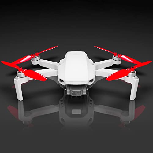 Master Airscrew Stealth Propellers for DJI Mini 2, Mini 2 SE, Mini SE & Mini 4K - Red, 4 propellers in set - color: Red