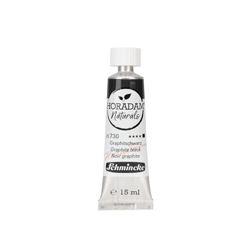 Schmincke Horadam Naturals Graphite black 15 ml 26 730 006 - color: Graphite black