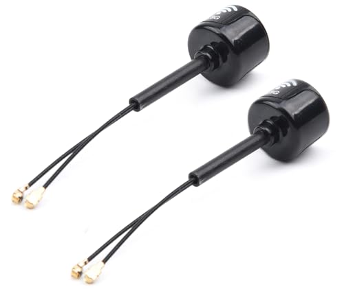 YoungRC FPV 5.8G LHCP Antenna High Gain 3Dbi FPV Mini Antenna, Black - color: Black