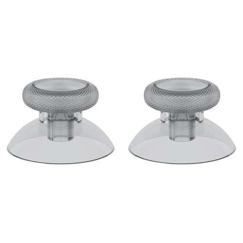 eXtremeRate Clear Black Replacement Thumbsticks for Xbox Series X/S Controller, for Xbox One Standard Controller Analog Stick, Custom Joystick for Xbox One X/S/Elite Controller - color: Clear Black