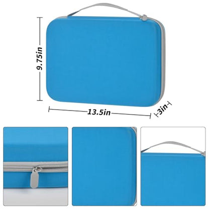 Model Paint Storage Case for Testors, Holds 60 Bottles, Paints Not Included - color: Blue