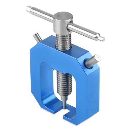 Mini Gear Pullers, RC Pinion Bearing Puller Stainless Steel Small Gear Puller Professional Tool Remover for RC Drift Wheels Motor Upgrade (Blue) - color: blue