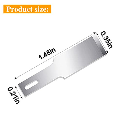 JETMORE 100 Pack Exacto Blades Refills #17 Craft Hobby Knife Blades for Art - size: #17
