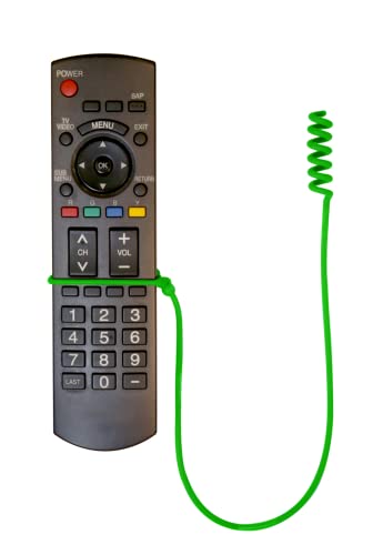 Remote Leash 4-Pack, Remote Control Tether, Adjustable 2 Green & 2 Orange - color: Green/Orange
