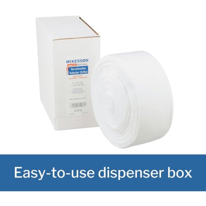 McKesson Stockinette, Non-Sterile, Latex-Free, White, Polyester, 4 in, 1 ct