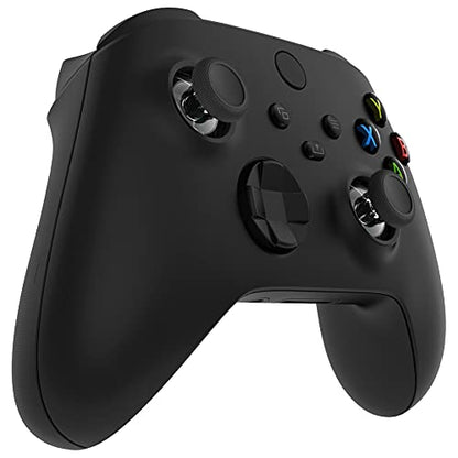 eXtremeRate Replacement Thumbsticks for Xbox Series X & S Controller, Joysticks Repair Kit for Xbox Wireless Controller, Custom Analog Stick Buttons for Xbox One S/X/Elite Controller - Black & Clear - color: Black & Clear