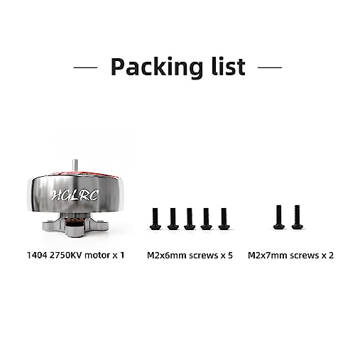 HGLRC Specter 1404 2750KV 4-6S Brushless Motor for FPV Racing Drones(1PCS)