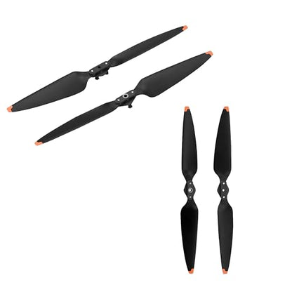 8 PCS 2312F Propellers for Air 3, Low-Noise and Quick-Release Stable Blade Replacement Props for DJI Air 3 (Orange), Drone Accessories with 2 PCS Propeller Holders