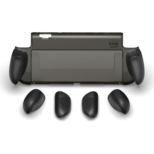 Savage Raven by Skull & Co. GripCase: Soft Protective Case with Replaceable Grips [to fit All Hands Sizes] for Nintendo Switch 2-Black - color: Black, size: GripCase ONLY