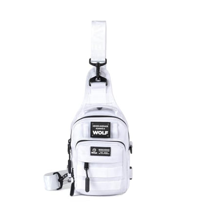 WOLFpak 4L Mini Tactical Sling Bag Crossbody - color: Polar White