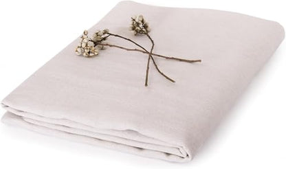 Linen Fabric by The Yard - 2 Yard 62 Inch Wide Bright White - color: Bright White, size: 2 YARDS
