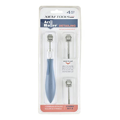 Xiem Art Roller Detail Set B w/Intrch Handle - size: ARDCB-10380 Combo Set B