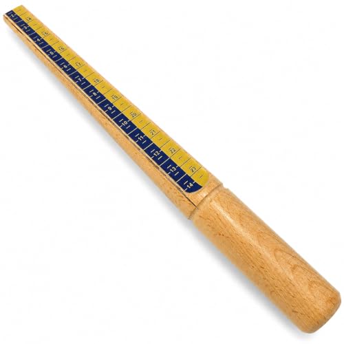 Wax Tube Ring Sizer Mandrel Reamer for Jewelry Making, US Sizes 2-14
