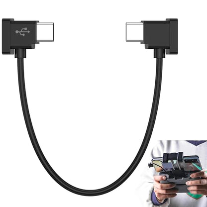 Drone Remote Control Cable, 5.9in PVC USB C to USB C Data Cable Replacement for DJI Mini 2 Controller, Osmo Pocket Gimbal and Mobile Phones with Type C Interface