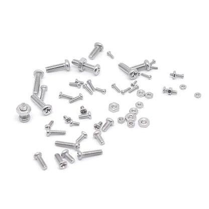 1080PCS M1-M2.5 304 SS Phillips Pan Head Tiny Machine Screws Nuts Kit - size: M1/M1.2/M1.4/M1.6/M2/M2.5